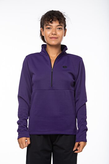 Lotto Sweatshirt Women's Purple-fleece Sweat Hz Pl W-r9648