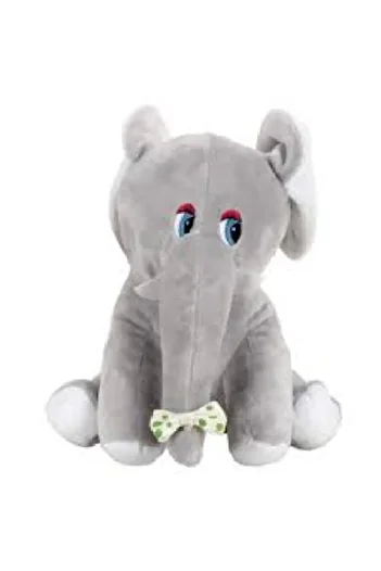 SELAY TOYS Gray Sitting Elephant 25 cm