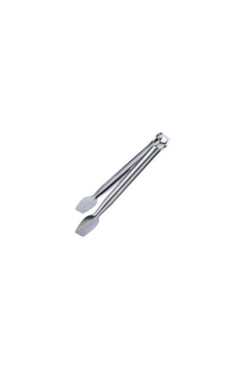 AVMmarketim Tongs 2 Pieces Steel Grill Tongs Stainless 23 Cm Frying Tongs
