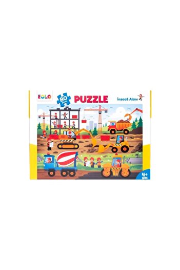 Eolo Puzzle İnşaat Alanı 80 Parça 4+yaş