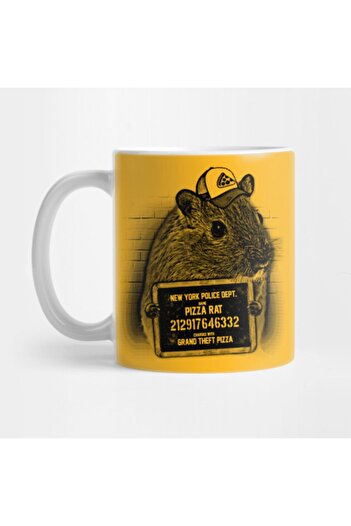 Pixxa Pizza Rat Mug Glassshot Nypd Mug Cup