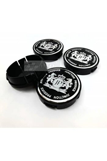 DURU DORUK Junction Produce Jant Göbeği 65/62mm Siyah 62mm Yuva 4 Lü Set