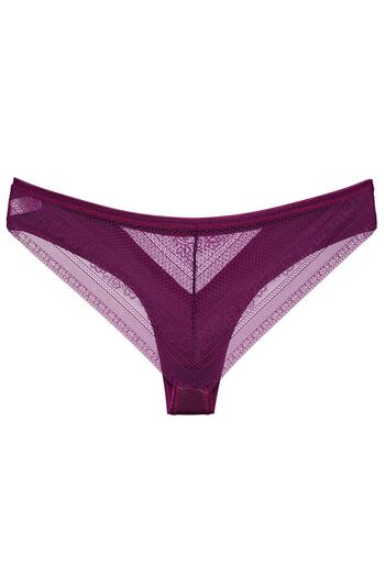papatya lingerie Спереду з тисненням, ззаду з рівними краями, з мереживом, бразильські трусики