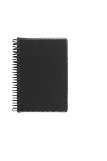 Gıpta Sunday Notes Sp Leather Cover Notebook 17x24cm 140 Sheets Checkered