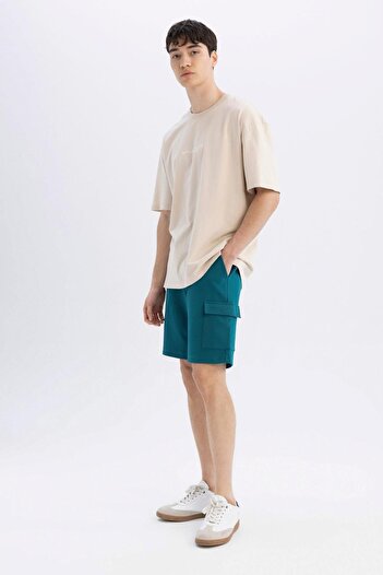 DeFacto Straight Leg Regular Fit Shorts - B8796ax24sm