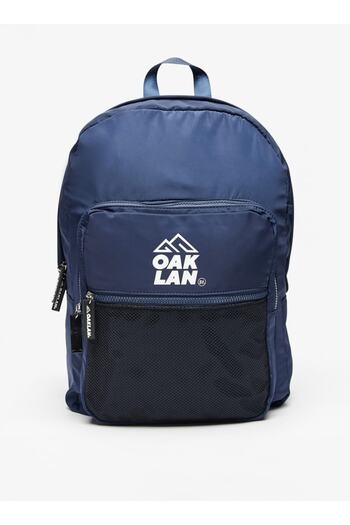 Oaklan by Shoexpress Logo Print Backpack with Lunch Bag and Pencil Pouch - 42x30x16 cm