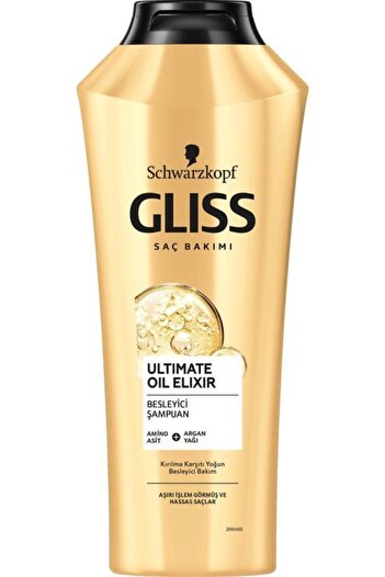 Gliss 360 ml Ultimate Oil Elixir Nourishing Shampoo - Amino Acid and Argan Oil