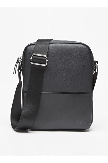 LBL by Shoexpress Solid Crossbody Bag with Adjustable Strap and Zip Closure - W 20 x H 25 x D 8.5 cm