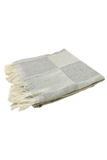 INTER Z Checkerboard Patterned 3-Piece Loincloth Set - Beach Towel, 70x155 Cm