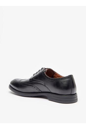 Duchini Solid Lace-Up Derby Shoes