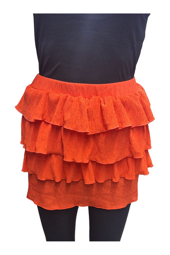 AŞAR MODA TEKSTİL Frilly Pleated Women's Skirt - Basic Model