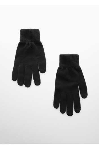MANGO Man Knitwear touch gloves