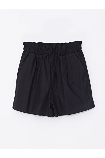 LC Waikiki LCW Women's - Plain Linen Blended Elastic Waist Shorts