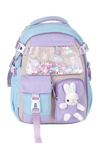 RKY SERENITY Relaxion 7 Compartment School Backpack - Accessory and Organizer Design
