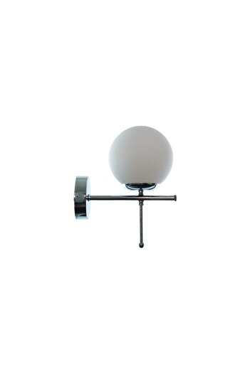 Biotronik Cello Sconce Modern Design Gray Color White Glass Cafe - Kitchen - Bedroom - Hall Wall Sconce