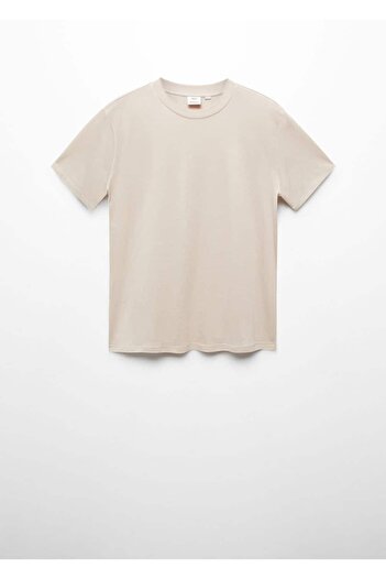 MANGO Man Mercerized Slim Fit T-Shirt
