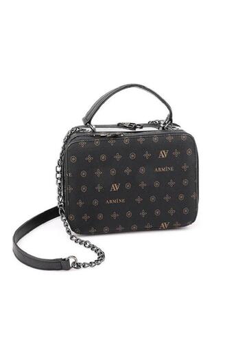 Armine Black 122 Model Printed Bag