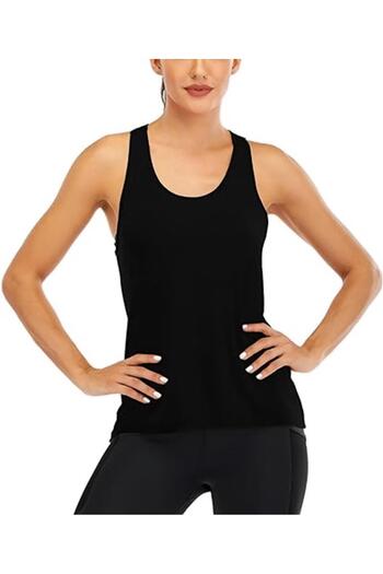 GHASSY CO. Ghassy Co. Women's Training and Yoga Sports Tank Top - Cross Backless, Tank Tops 1782