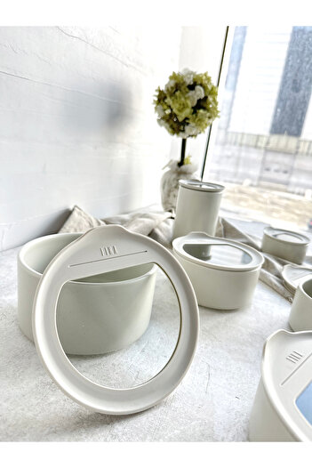 NEOFLAM Fika One 700ml Ceramic Storage Container - Ice White