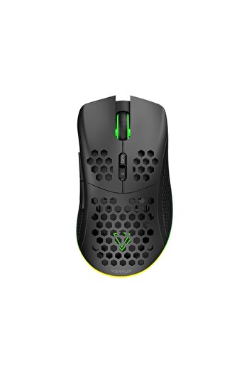 VERTUX Oyuncu Mouse Gamecharged Çift Mod Oyun Özel Led Işıklı 16.000 Dpı - Ammolıte