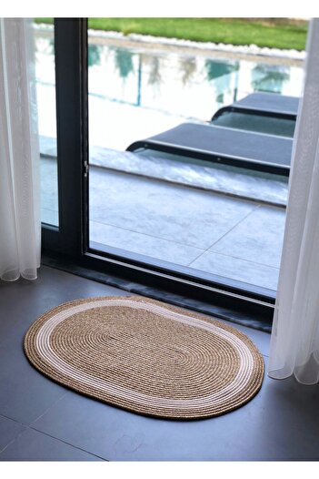 HomeTurko Jute, Patterned Doorstep, Doormat, Bathroom Mat, Balcony Mat / Gift, Houseware