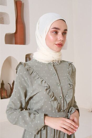 Larissa Scarf Bürümcük Shawl Cream