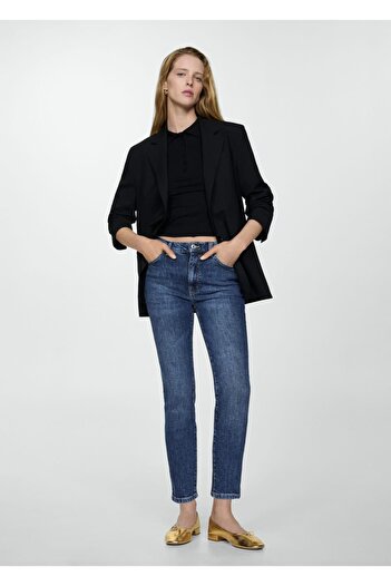 MANGO Woman Pantaloni Claudia Slim Fit Crop Jean
