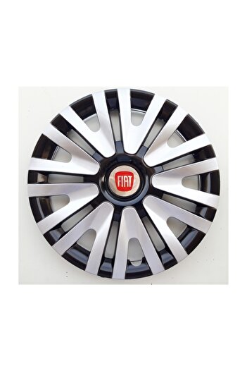 Seta 14'' Inç Fiat Jant Kapağı 4 Adet Çelik Jant Görünümlü Renkli - Kırılmaz Esnek - Kelepçe Ve Amblem