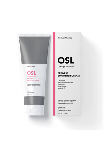OSL Omega Skin Lab OSL Redness Smoother Cream 75ML – Hautpflegelösung mit Vitamin E, Sheabutter, Bisabolol, Helich
