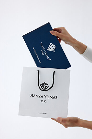 HAMZA YILMAZ MÜCEVHERAT Minimal Denizatı Altın Kolye