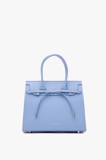 LOVENTA Midsize Hand Bag Baby Blue Ciara