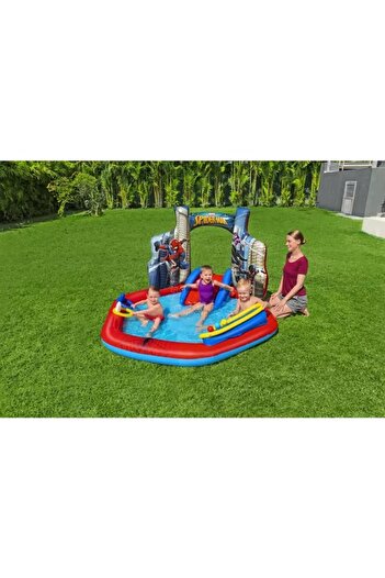 BESTWAY KZL-BW98793 HAVUZ SPIDERMAN KAYDIRAK 211X206CM 2