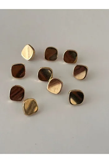 ODDA TASARIM ATÖLYESİ METAL GOLD DETAIL BLUZ-SIZE-DREAM BUTTON