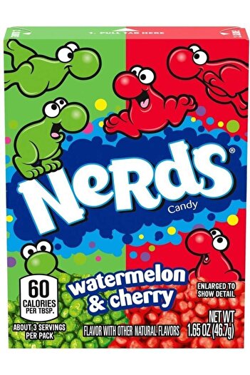 Nerds Mini Watermelon Cherry Confectionery - 46.7Gr