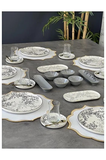 Glore Luxury 32 Piece Shadow Breakfast Set