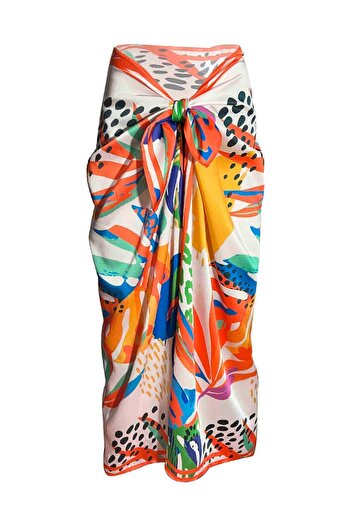 Bolder Polca Dot Garden Satin Pareo - Elena (145*100)