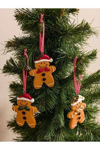 LC Waikiki LCW HOME New Year Themed Tree Ornament Set of 3