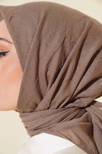 m moon scarf Premium Bamboo Kraş - Κασκόλ κάστανο