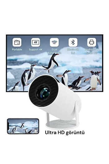 UCUZTEKNO 3D Desteği Sunan Taşınabilir Projeksiyon Cihazları