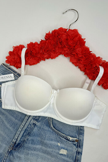 Morensa Жіночий бюстгальтер без бретелей Ecru Recovery Underwire