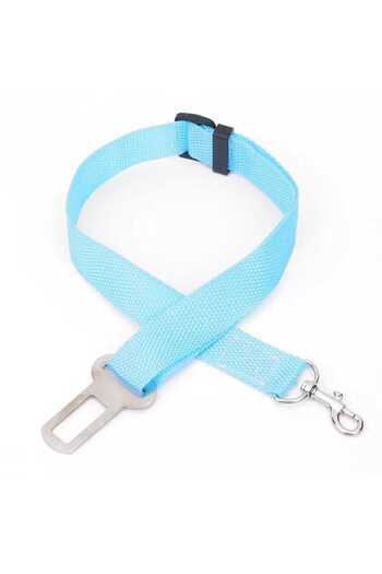 TİNEKE Turquoise Pet Vehicle Seat Belt and Cat Dog Car Collar