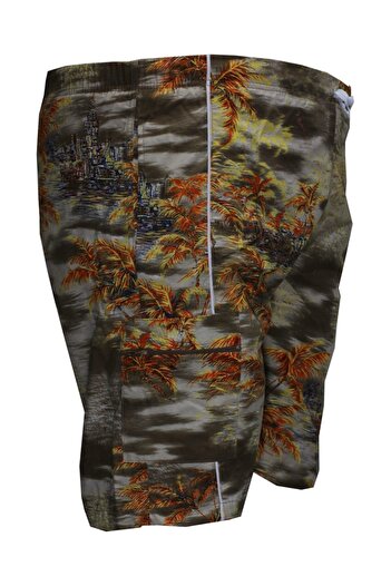 Lifeguard Plus Size Men's Swim Shorts - Printed