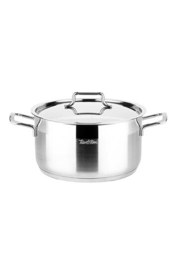 Tantitoni TANTITONI Premium Stainless Steel Leather Pot - 22x12cm