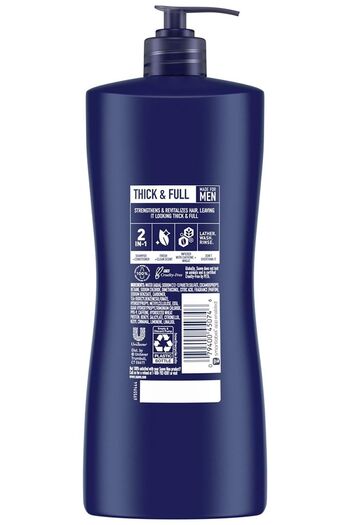 Suave 2-in-1 Cut Men's Shampoo - Thick Full 828ML