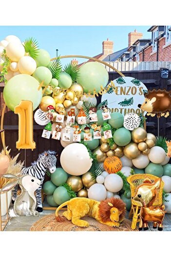 parti hediye sepeti safari one birthday concept