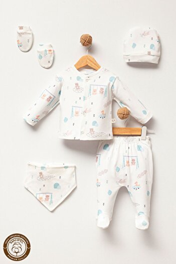 MAHFEL Hopscotch Play Set of 5 Newborn Baby Hospital Discharge
