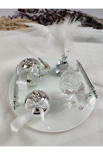 Basic Creation damat kahve tepsisi isteme tepsisi söz nişan tepsisi