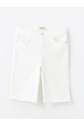LC Waikiki Slim Fit Regular Waist Women's Jean Shorts