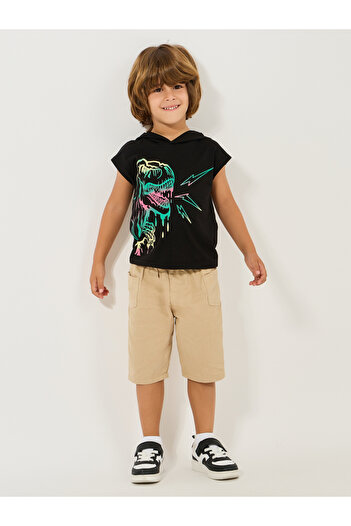 Styli Solid Pocket Detail Shorts