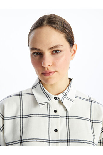 LC Waikiki Long Sleeve Plaid Women's Shirt